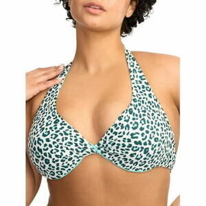 Coco Reef Women's Verso Reversible Bra-S Bikini Top Blue 32D34D